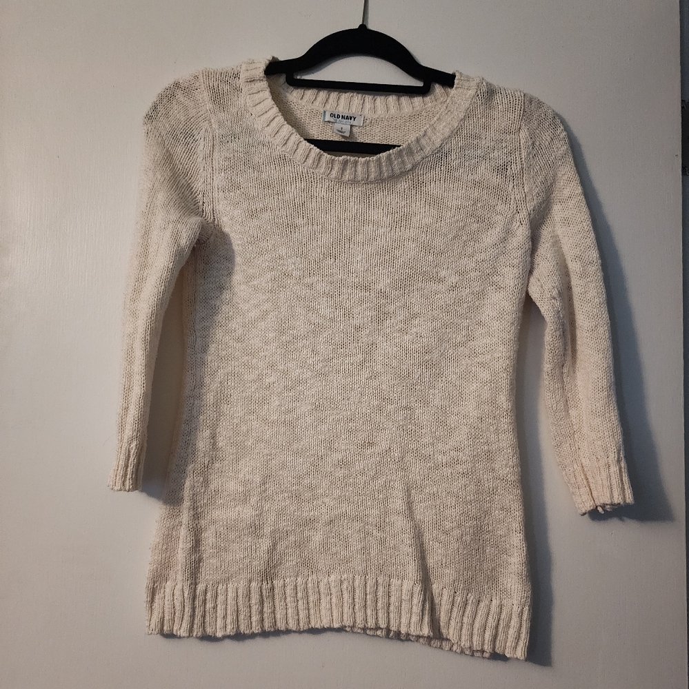 Cream Old Navy Sweater - Small